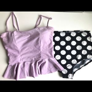 Swim top and bottoms